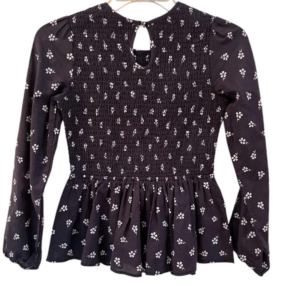 Marine Layer Gabrielle Floral Smocked Long
Sleeve Top XS NWT - Picture 5 of 12